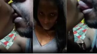 డస్కీ ఆంధ్ర అమ్మాయి భార్గవి ప్రేమికుడితో సెక్స్